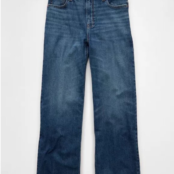 AE Dreamy Drape Stretch Super High-Waisted Baggy Wide-Leg Jean - Picture 2 of 4